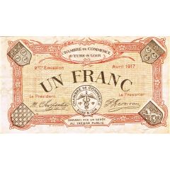 1 Franc - Chambre de Commerce d`Eure et Loir 28