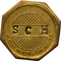 Token - Aloyse Anen Fils Luxembourg countermarked `SCH`
