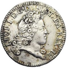 Teston - Leopold I simple arms, cartouche
