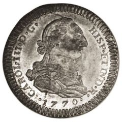 2 Reales - Carlos III Obverse Trial