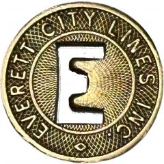 1 Fare - Everett City Lines, Linc. Everett, Washington