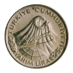 1/2 Lira Atatürk