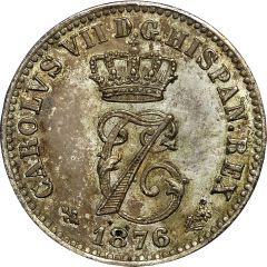 50 Centimos - Carlos VII pretender