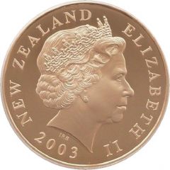 10 Dollars - Elizabeth II 4th Portrait, Frodo, Gold Proof