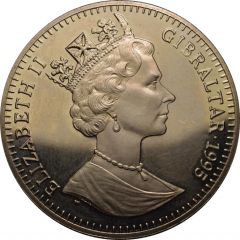 1 Crown - Elizabeth II Javelin Thrower