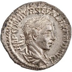 Denarius - Severus Alexander P M TR P II COS P P, Jupiter