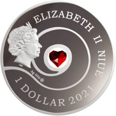 1 Dollar - Elizabeth II Love