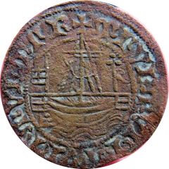 Counter Token Ship and crowned shield