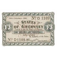 1 Shilling 3 Pence German Occupation