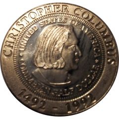 1 oz Silver Columbian half dollar