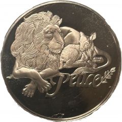 Holiday Greeting Card Medal - Peace