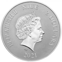 2 Dollars - Elizabeth II Black Turtle