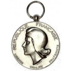 Médaille du travail de la Société Industrielle de l`Est Type 2, échelon argent