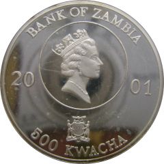 500 Kwacha - Elizabeth II Soccer World Champion 1954