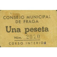 1 Peseta Fraga