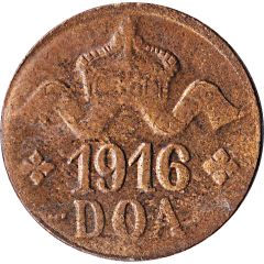 20 Heller - Wilhelm II Tabora Emergency Coinage