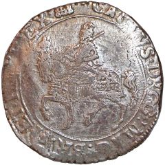 1/2 Crown - Charles I Tower mint under the King, group II, type 2c