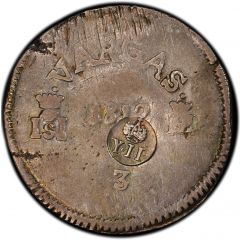 8 Reales - Isabella II Countermark on Mexico 8 Reales