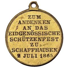 Souvenir of the Federal Shooting Festival in Schaffhausen