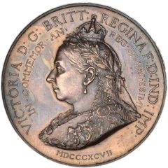Medal - Victoria Diamond Jubilee, 'Army & Navy', bronze