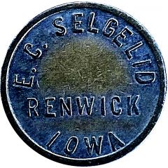 5 Cents - E.C. Selgelid Renwick, Iowa
