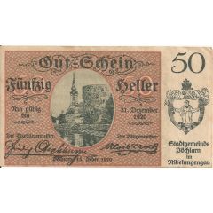 50 Heller Pöchlarn