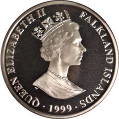 2 Pounds - Elizabeth II Sir Ernest Henry Shackleton, Silver proof issue