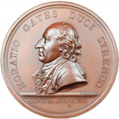 Military Medal - General Horatio Gates at Saratoga