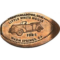 Elongated Penny - Little White House Warm Springs, Georgia