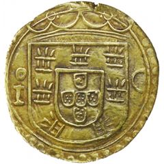 1 Pardau S. Tomé - João III Cochim mint