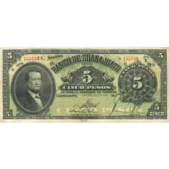 5 Pesos El Banco de Guanajuato