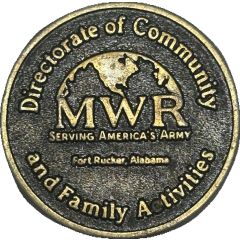 Token - MWR Serving America`s Army Fort Rucker, Alabama