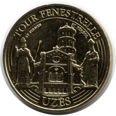 Monnaie de Paris Tourist Token - Uzès Tour Fenestrelle