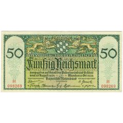 50 Reichsmark Bayerische Banknote