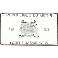 1000 Francs CFA Elephant