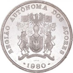 25 Escudos Azores Regional Autonomy, Silver