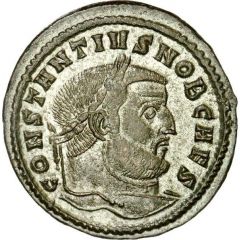 Follis - Constantius I SACRA MONET AVGG ET, Ticinum