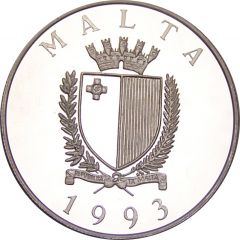 5 Liri / 10 Ecu Defense of Europe