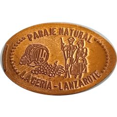 Elongated coin - Lanzarote La Geria