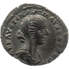 Denarius - Faustina the Younger CONSECRATIO