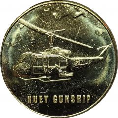 Medal - USS Midway Huey Gunship
