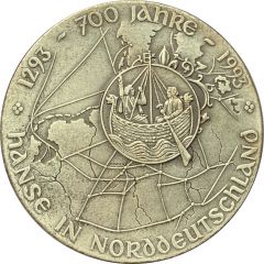 Medal - 700 years of Hanse in northern Germany