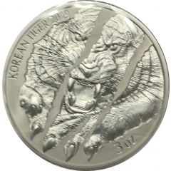 3 oz Silver Korean Tiger