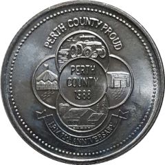 Token - International Plowing Match 1988 Perth County, Ontario