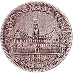 1 Shilling Warwickshire - Birmingham / Workhouse