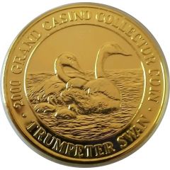 Grand Casino Collector Coin Trumpeter Swan