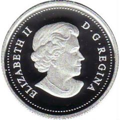 25 Cents - Elizabeth II Wood Bison, silver proof