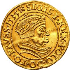 Dukat koronny - Sigismund I the Old Kraków mint