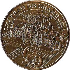 Monnaie de Paris Tourist Token - Château de Chambord Le château et la salamandre