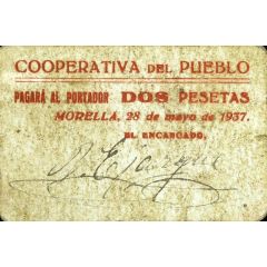 2 Pesetas Morella